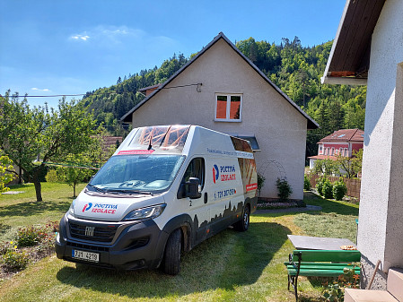 Izolace stropu zděného domu ve Víru na Žďársku